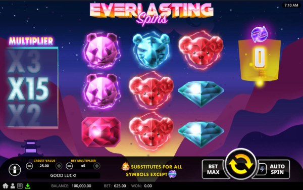 Casino Codes - Base Game Screen