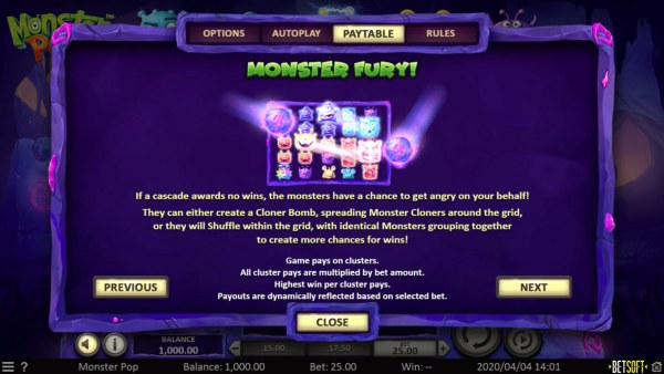 Monster Pop by Casino Codes