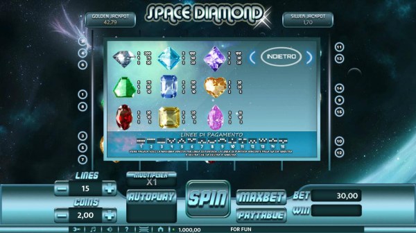 Casino Codes image of Space Diamond