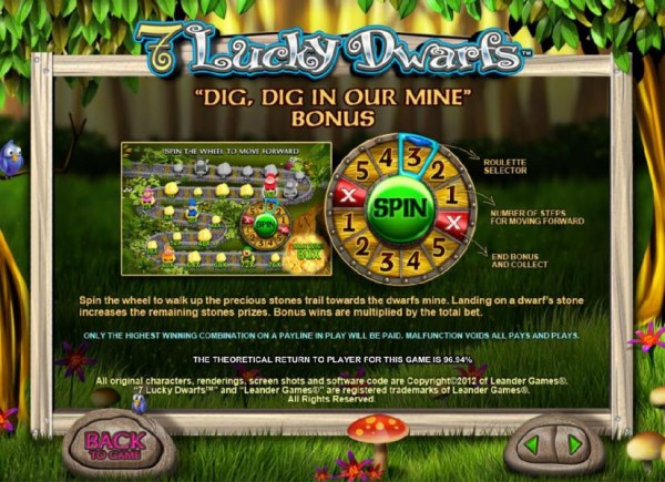 7 Lucky Dwarfs screenshot
