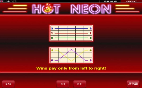 Casino Codes image of Hot Neon