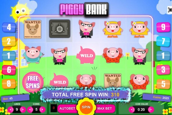 Casino Codes - Free Spins Feature pays out 310 coin jackpot