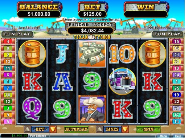 Casino Codes image of Texan Tycoon