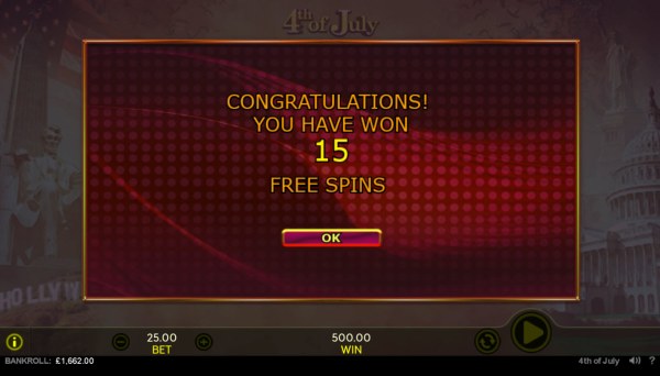 15 free games awarded by Casino Codes
