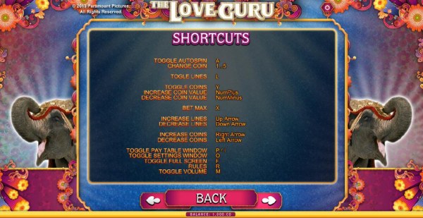 Casino Codes image of The Love Guru