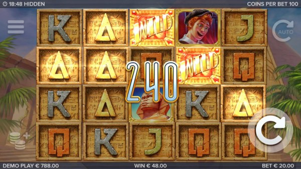 A 240 coin payout by Casino Codes