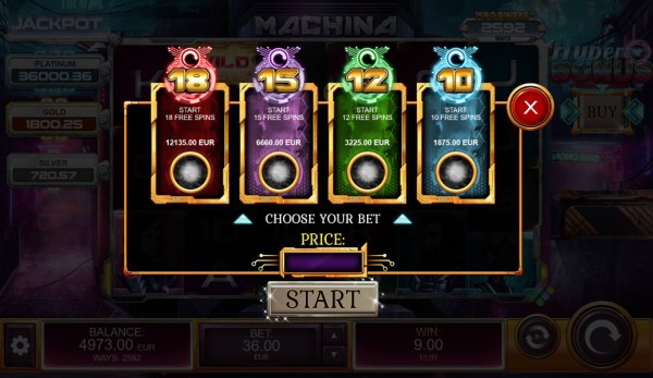 You can purchase a free spins bonus by Casino Codes