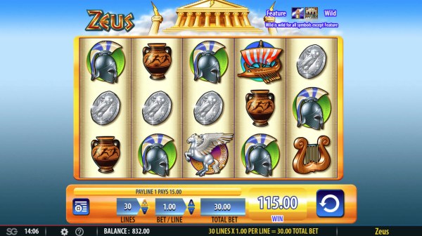 Casino Codes image of Zeus