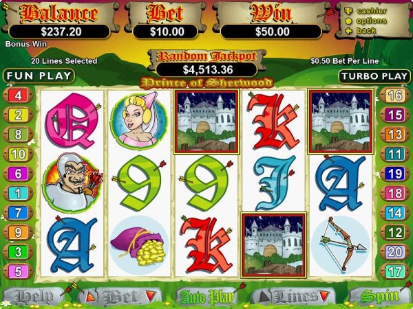 Casino Codes image of Prince of Sherwood