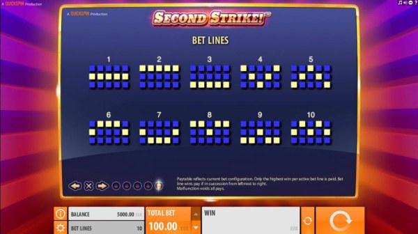 Second Strike by Casino Codes