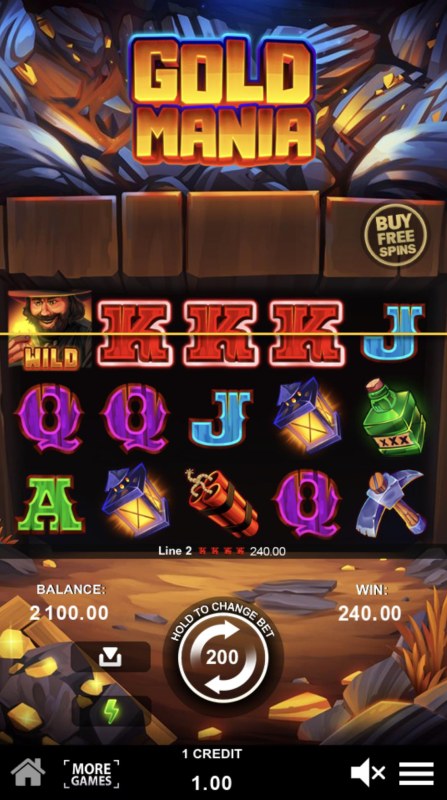 Casino Codes image of Gold Mania