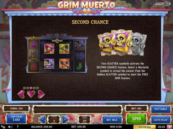 Grim Muerto by Casino Codes