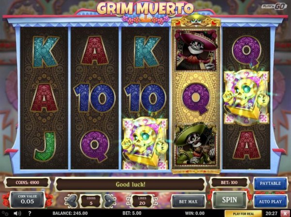 Casino Codes image of Grim Muerto