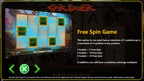 Order by Casino Codes