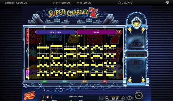 Casino Codes image of Super Charged 7s