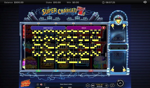 Super Charged 7s screenshot