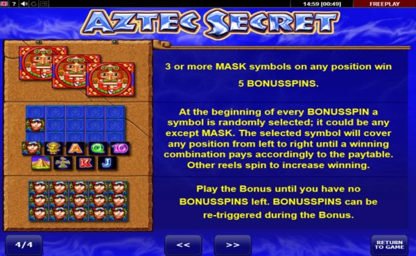 Aztec Secret screenshot