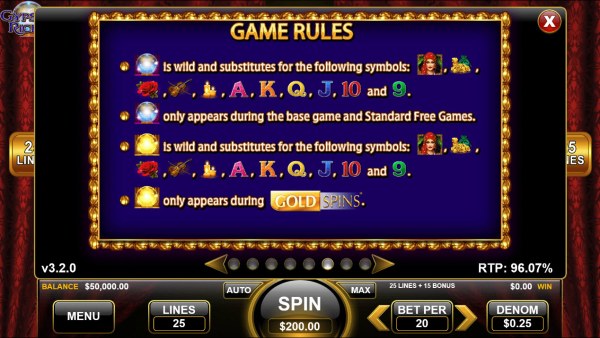 Casino Codes - Wild Symbol Rules