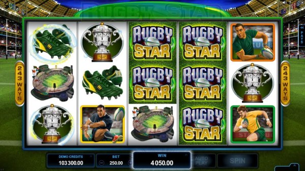 Multiple winning paylines triggers a 4050.00 big win! by Casino Codes
