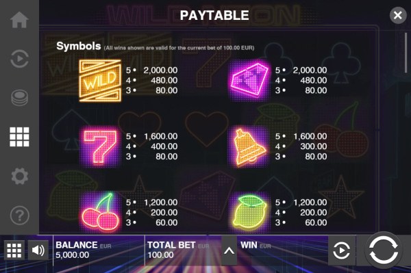 Casino Codes - High Value Symbols