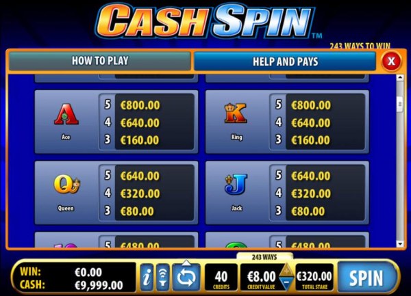 Cash Spin by Casino Codes