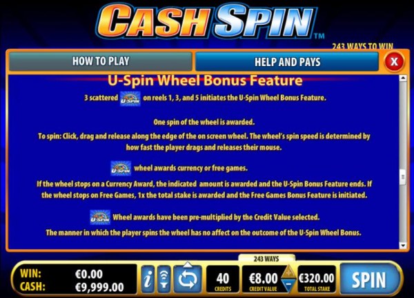 Casino Codes image of Cash Spin