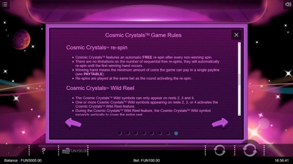Casino Codes - Re-Spin Feature Rules
