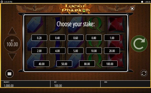 Lucky Pharaoh by Casino Codes