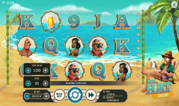 Casino Codes image of Mr. Hat Sunshine
