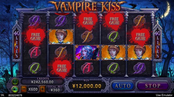 Casino Codes image of Vampire Kiss