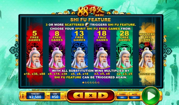 Casino Codes image of 88 Shi fu