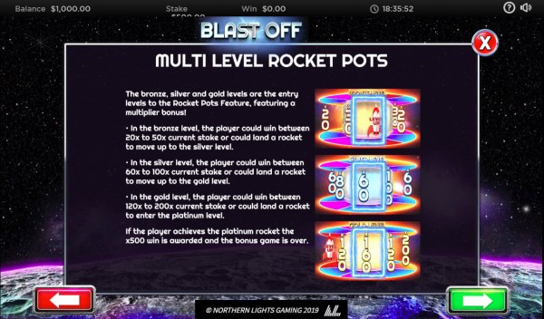 Casino Codes image of Blast Off