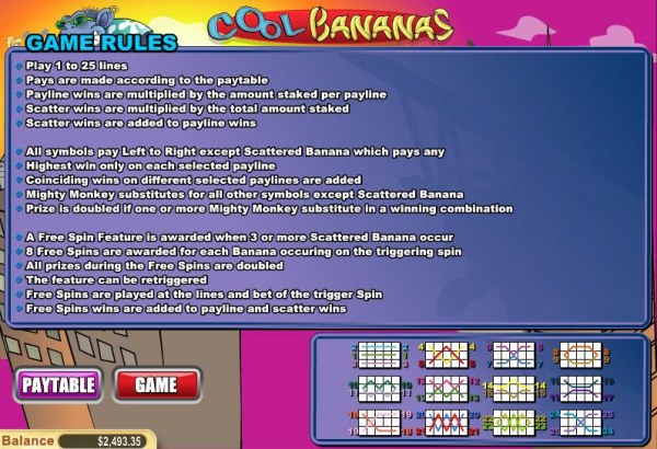 Casino Codes image of Cool Bananas