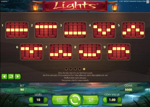 Lights screenshot