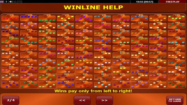 Paylines 1-100 - Casino Codes