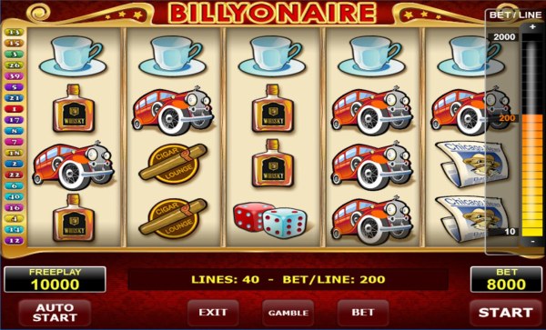 Billyonaire by Casino Codes