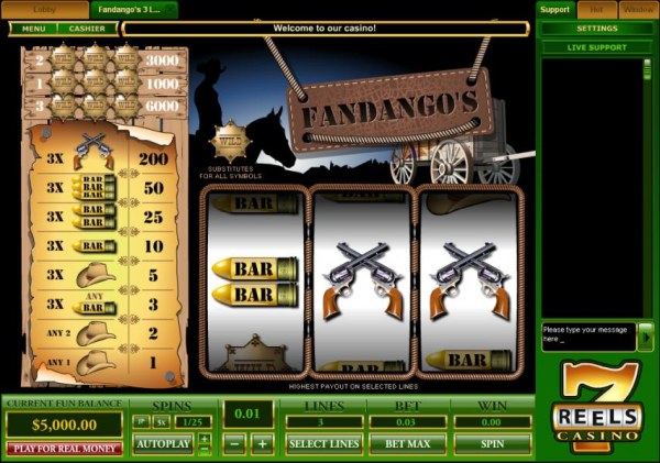 Classic Slot game featuring three reels and 3 Lines. by Casino Codes