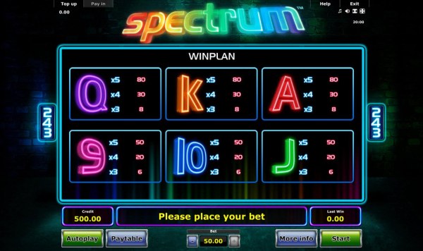 Casino Codes image of Spectrum