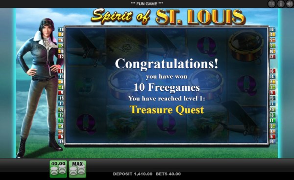Casino Codes image of Spirit of St. Louis