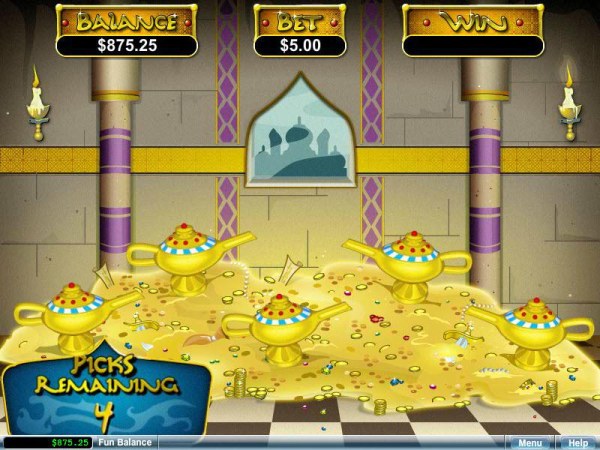 Casino Codes - You will earn one pick for each Magic Lamp that triggered the bonus feature.