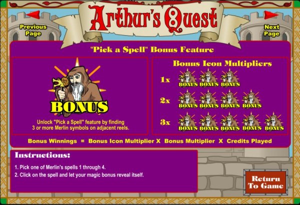 Arthur's Quest by Casino Codes