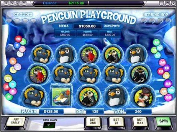main game board featuring five reels 25 paylines by Casino Codes