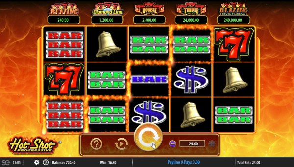 Hot Shot Progressive by Casino Codes