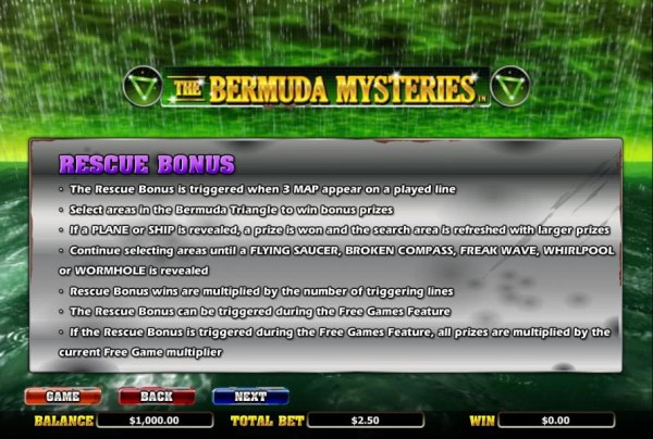 Casino Codes image of The Bermuda Mysteries