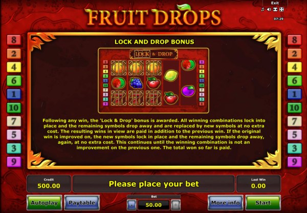 Casino Codes image of Fruit Drops