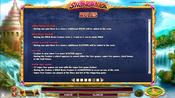 Casino Codes image of Shangri La