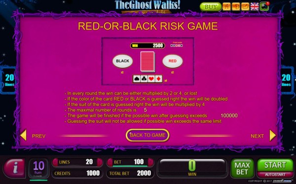 Casino Codes image of The Ghost Walks