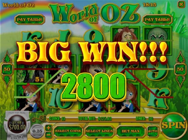 A 2,800 big win awarded - Casino Codes