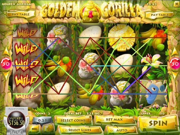 Golden Gorilla by Casino Codes