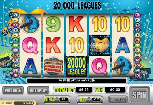 20,000 Leagues by Casino Codes